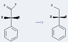 D-Plenylglycinol can be prepared by (R)-amino-phenyl-acetic acid